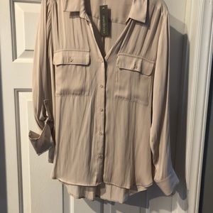 Tart blouse size L light pink color